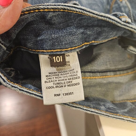 EXPRESS WOMEN'S JEANS SIZE 10L BOOTCUT - Picture 3 of 3